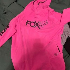 Pink fox hoodie